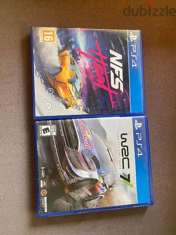 Logitech g29 PS4/PS3/PC +shifter+cd need for speed heat and WRC7 4