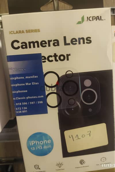 JCPAL Camera Lens Protector 4107 iphone