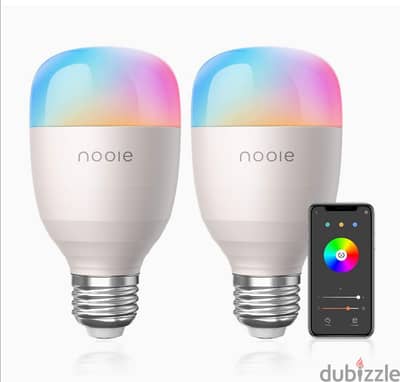 Nooie Warm Light Smart Lamp 2800K-6000K+RGBW LED E27 WiFi/3 $ delivery