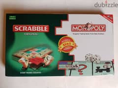 2 in 1 monopoly and Scrabble game 0