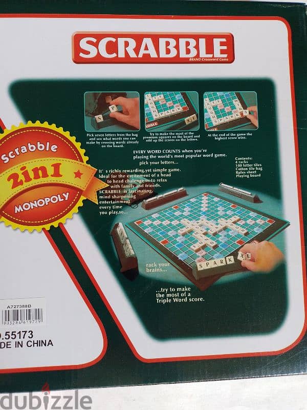 2 in 1 monopoly and Scrabble game 1