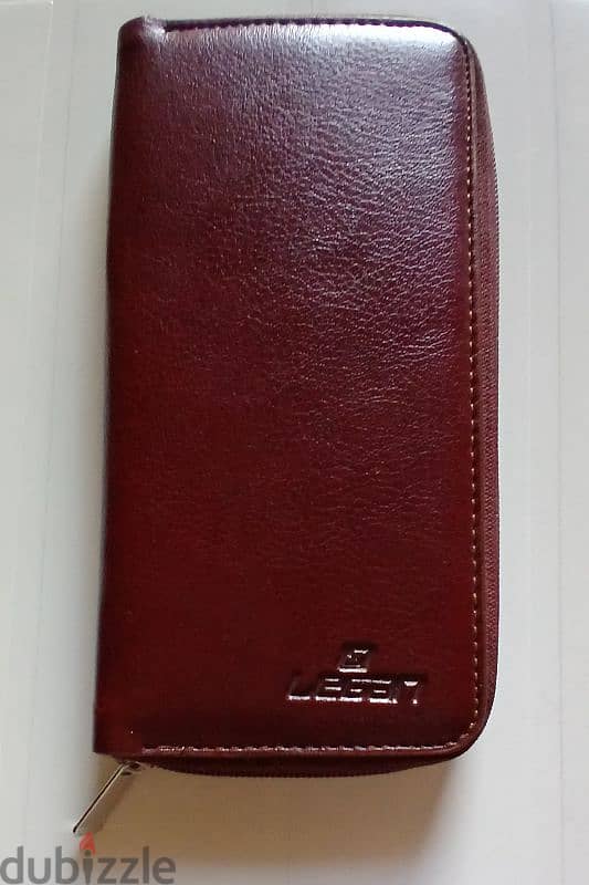 Soft Leather Bordeaux Woman Wallet 0