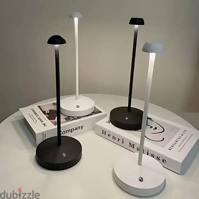 Nordic Table Lamp – Portable & Cordless Light with Touch Dimmer