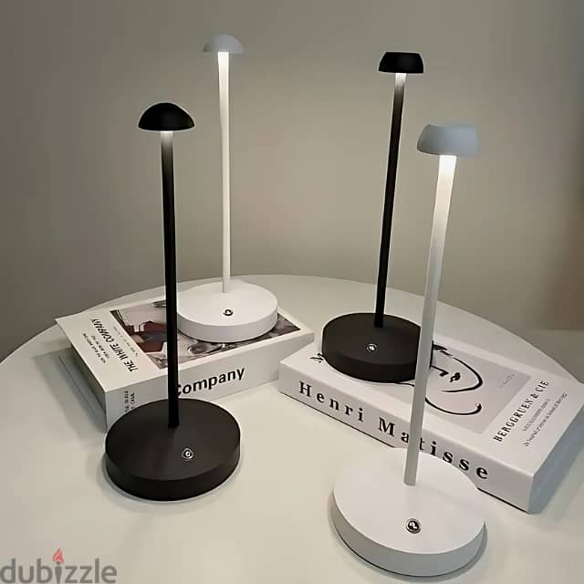 Nordic Table Lamp – Portable & Cordless Light with Touch Dimmer 1