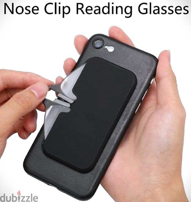 Mini NoseClip Reading Glasses 2.75x 1