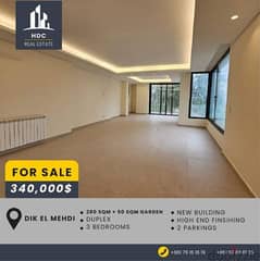 Dik El Mehdi high end Duplex 280 m + 50 m garden 0