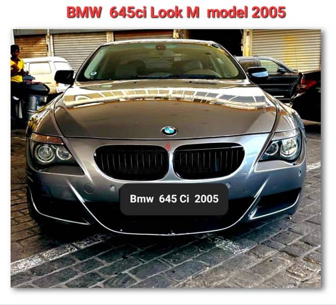 BMW 645ci Look M  mod 2005 excellent condition 2