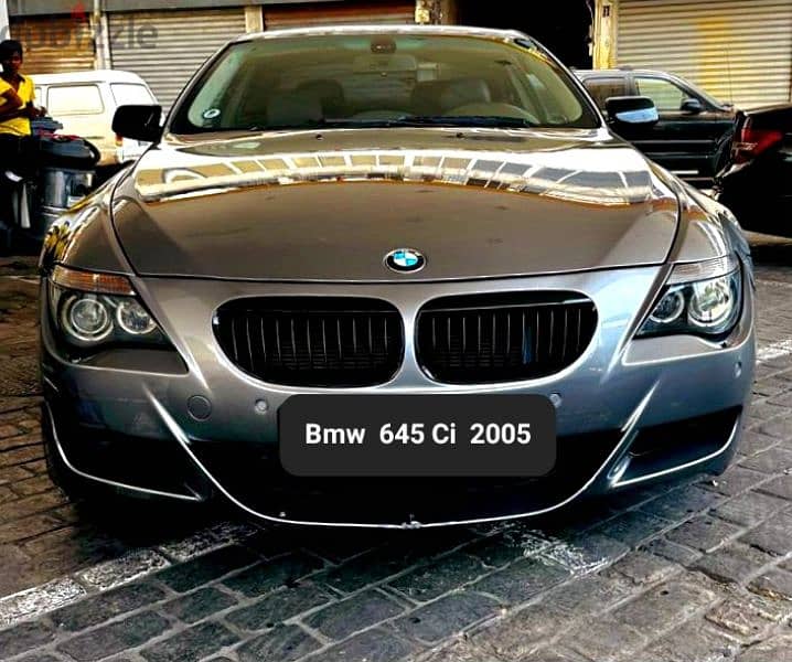 BMW 645ci Look M  mod 2005 excellent condition 13