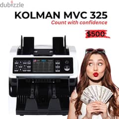 Kolman Pro Money Counters USD EURO LBP عدادة نقود مع كفالة شركة 0