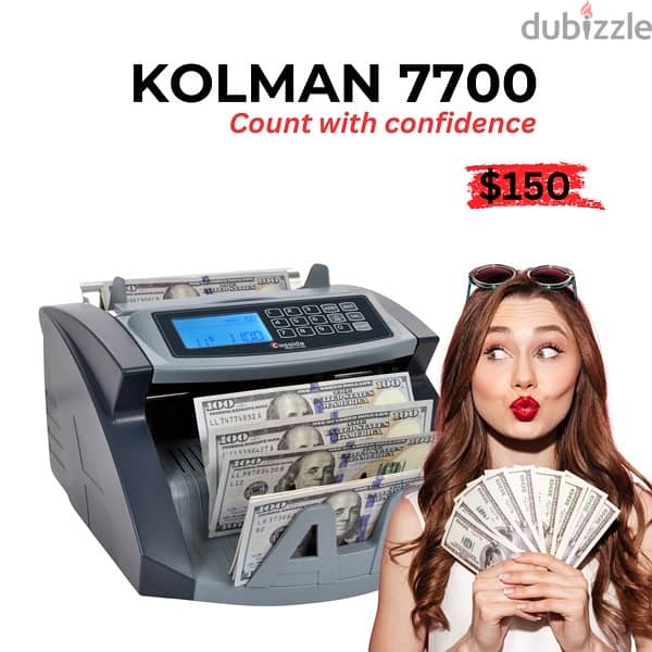 Kolman Money Counter USD EURO LBP عدادة نقود 0