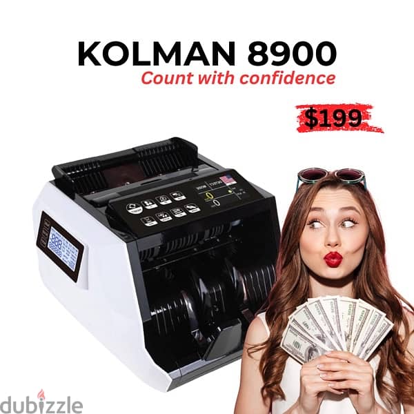 Kolman Money Counter USD EURO LBP عدادة نقود 1