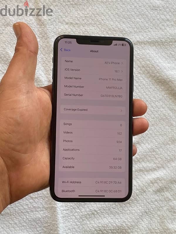 iPhone 11 Pro max (64 Gb) Waterproof / Battery Health 83 % 9