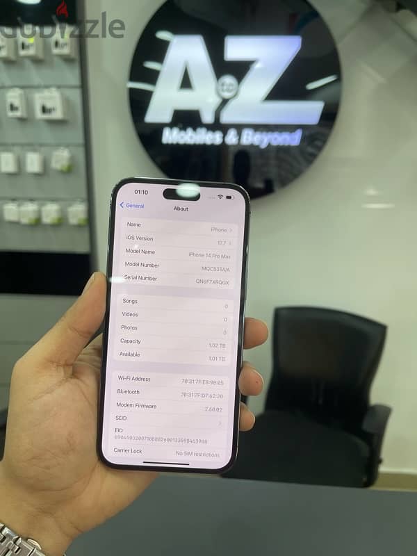 iphone 14 pro max 1Tb open box 6