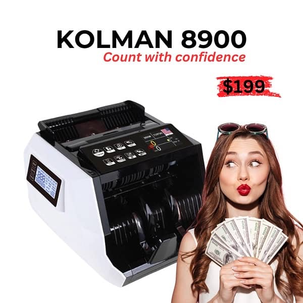 Kolman Money Counters USD EURO LBP عدادة نقود 0