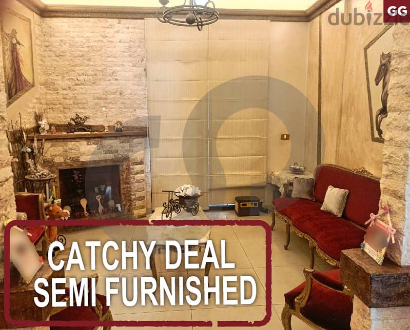 Catchy deal  SEMI Furnished-hadath baabda /حدث بعبدا REF#GG114307 0