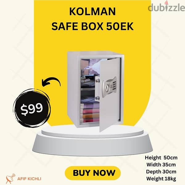 Kolman Safe Box all Sizes خزنات حديد جميع القياسات 10