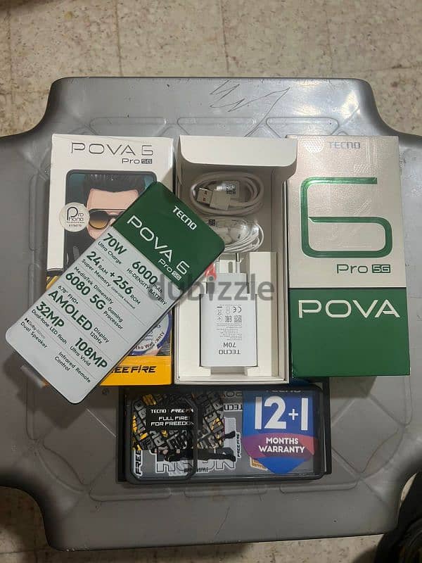 pova 6 pro 24ram 256gb new 230$ 2