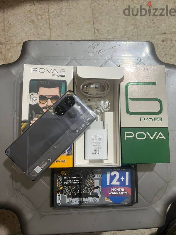 pova 6 pro 24ram 256gb new 230$ 3