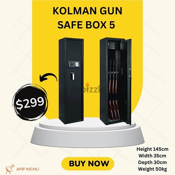 Kolman Safe Box all Sizes خزنات حديدية جميع القياسات 0