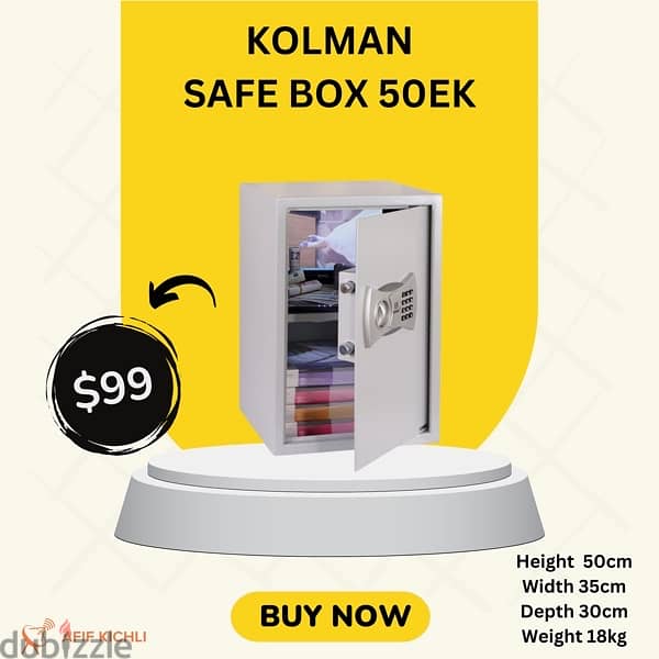 Kolman Safe Box all Sizes خزنات حديدية جميع القياسات 9