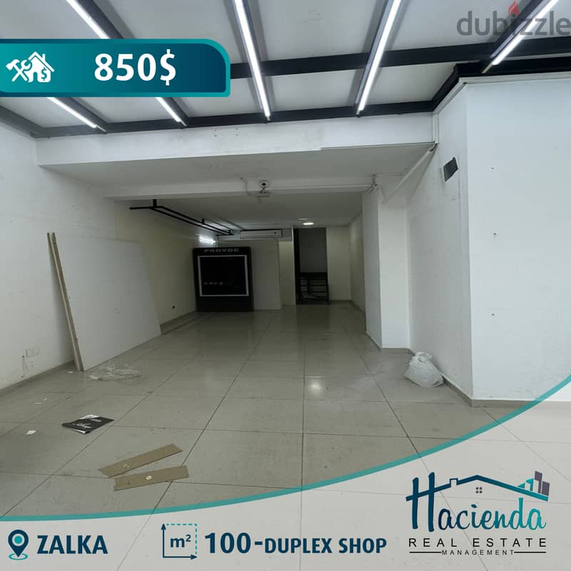 Duplex Shop For Rent In Zalka 0