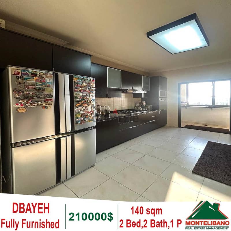 140 SQM  Fully Furnished  Apartment for sale in Dbayeh 6