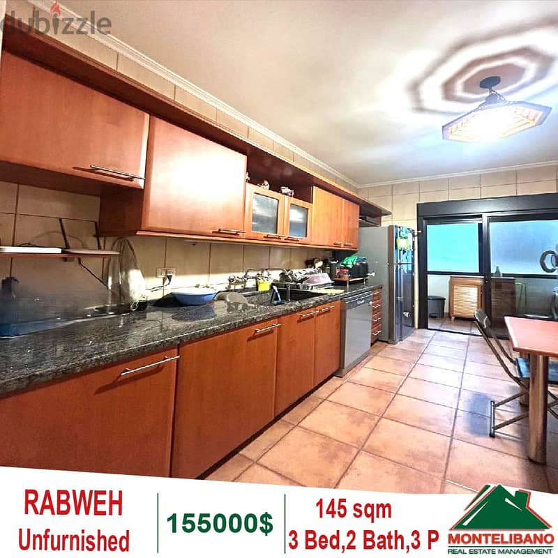 145 Sqm Apartment for sale in Rabweh 6