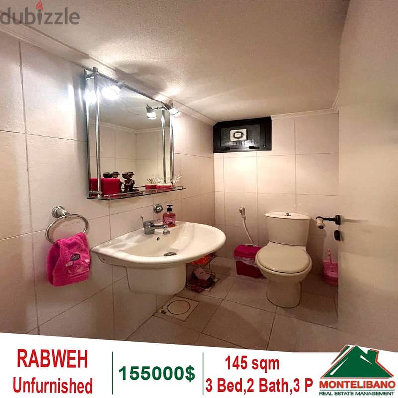 145 Sqm Apartment for sale in Rabweh 7