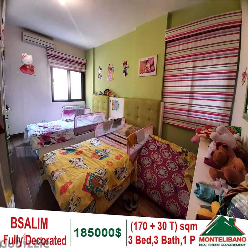 Fully Decorated 170 Sqm Apartment for sale in Bsalim + 30 Sqm Terrace 5