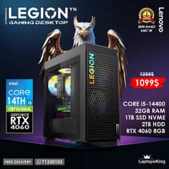 LENOVO LEGION T5 31P90UT001LCF CORE i5-14400 RTX 4060 GAMING DESKTOP 0