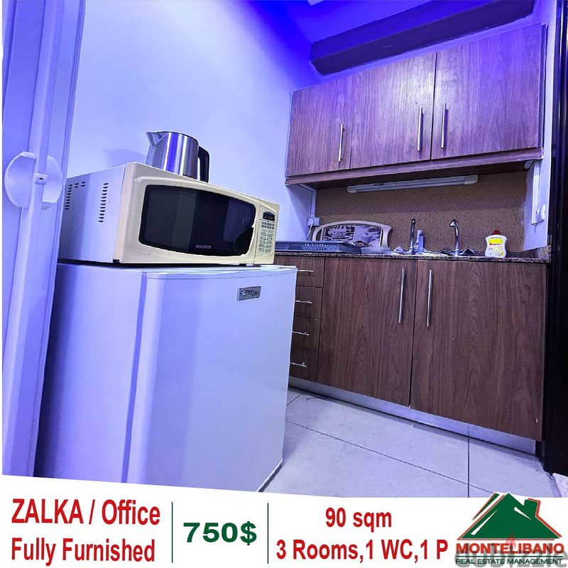 Fully Furnished 90 sqm Office for rent in Zalka!! 5