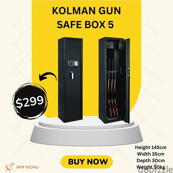 Kolman Safe Box all Sizes خزنات حديدية جميع القياسات 1