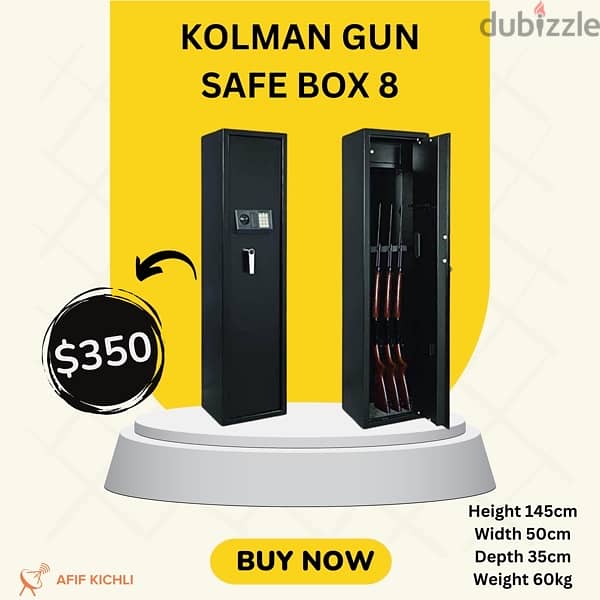 Kolman Safe Box all Sizes خزنات حديدية جميع القياسات 6