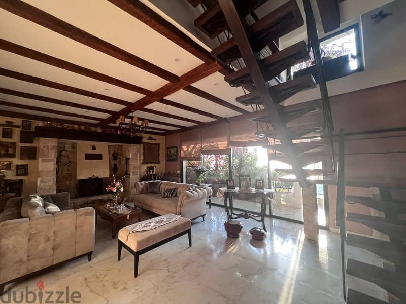 Duplex for sale in Broummana دوبلكس للبيع في برمانا 1