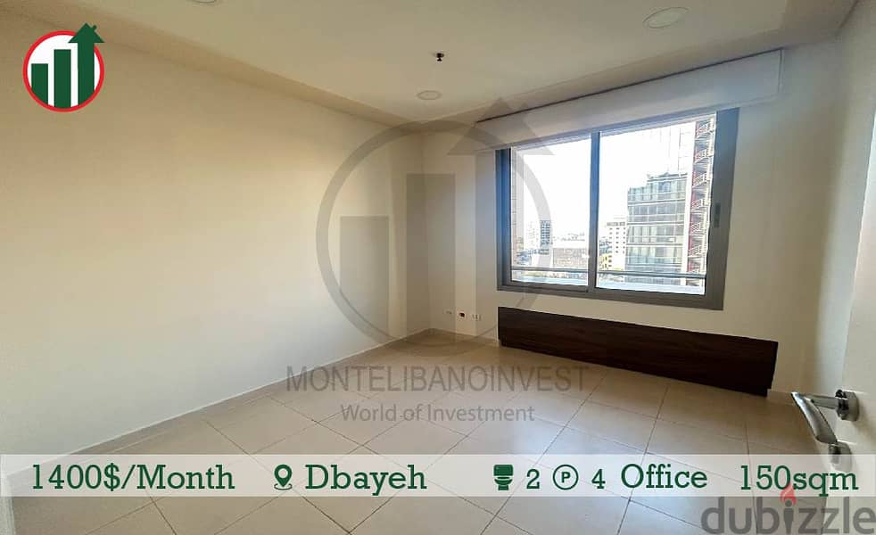 Office with a very Prime Location For Rent In Dbayeh!! 3