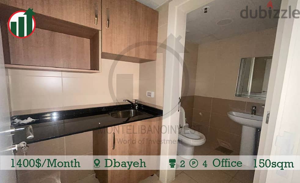 Office with a very Prime Location For Rent In Dbayeh!! 6