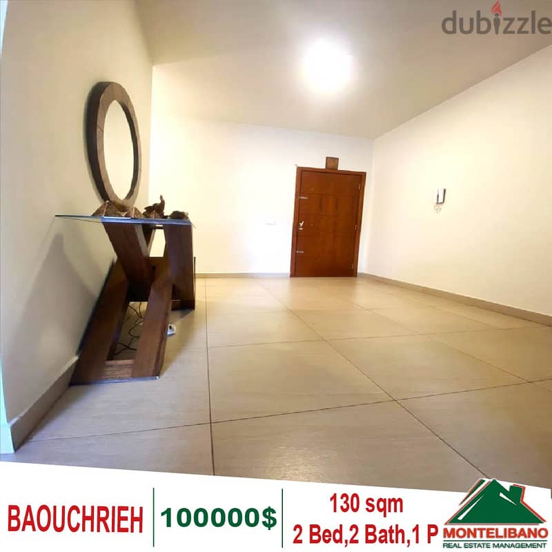 130 Sqm Apartment for sale in Baouchrieh 1