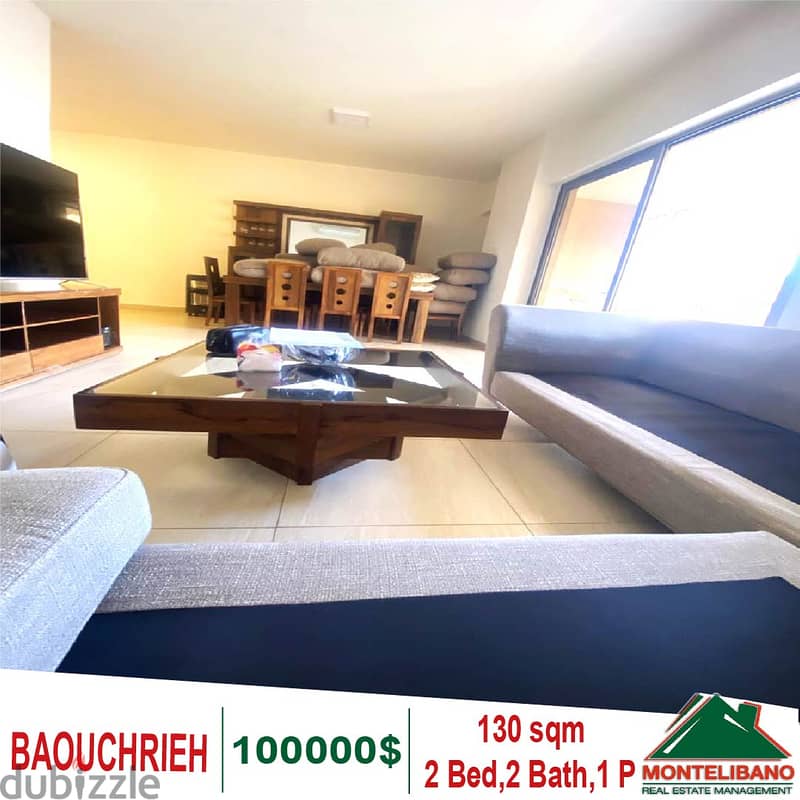 130 Sqm Apartment for sale in Baouchrieh 6