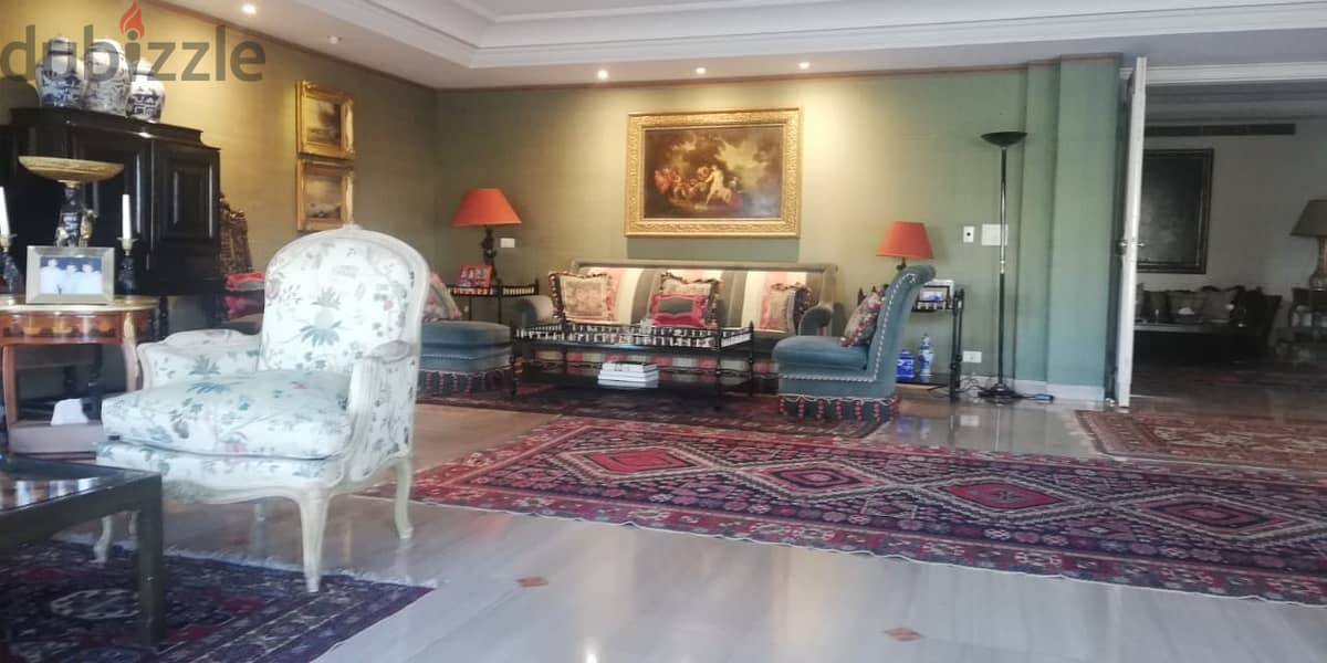 L16371- Furnished Apartment With Private Garden For Sale in Rabieh 3