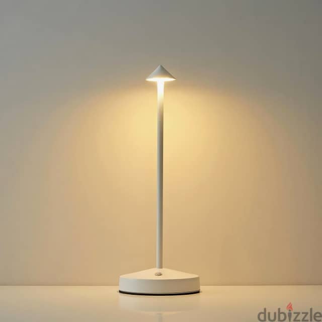 Minimalist Table Lamp: Scandinavian Design, Warm LED Light 2