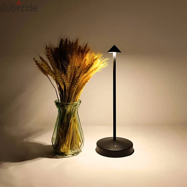 Minimalist Table Lamp: Scandinavian Design, Warm LED Light 3