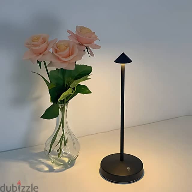 Minimalist Table Lamp: Scandinavian Design, Warm LED Light 8