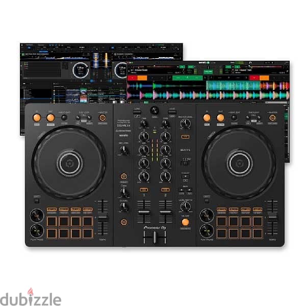 DDJ flx4 + Monitor Speakers + Headphones 2