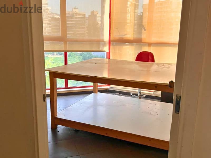 L16392-Fully Furnished Open Space Office For Rent In Zalka 1