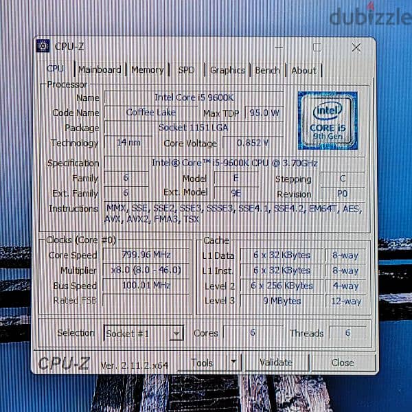 barely used I5-9600k - 1660TI - Z370 - 16GB - 256GB 11