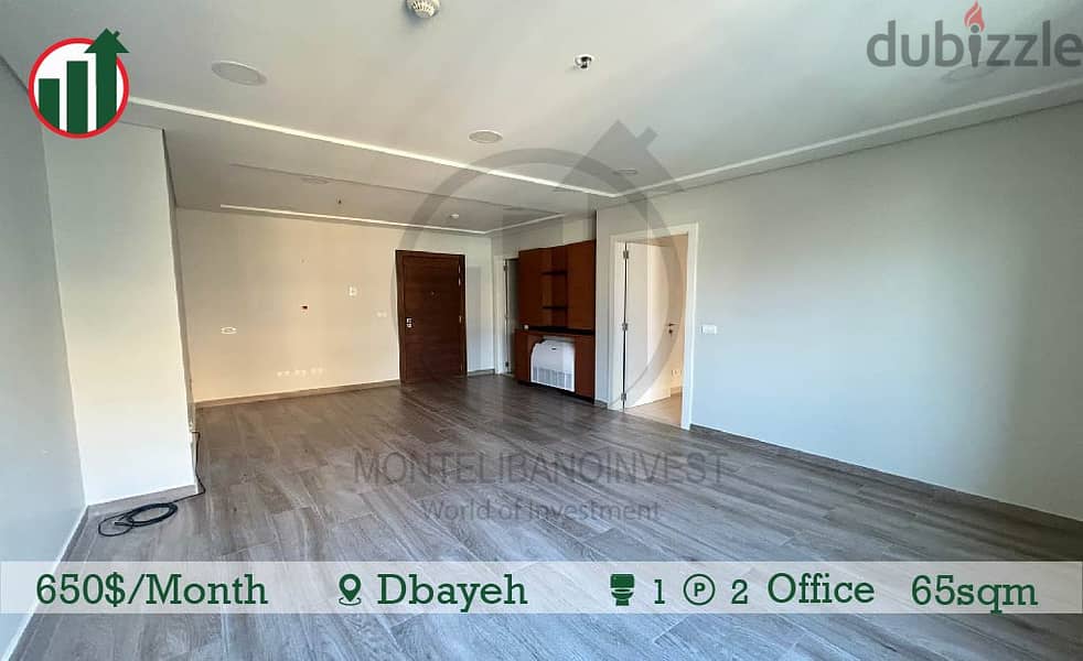 BRAND NEW OFFICE FOR RENT IN DBAYEH!! 0