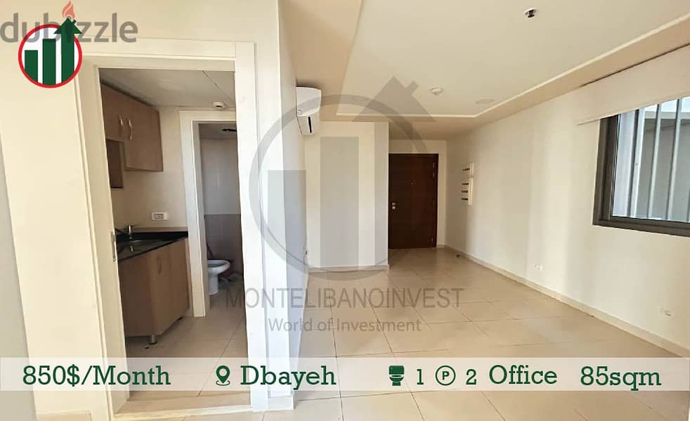 BRAND NEW OFFICE FOR RENT IN DBAYEH!! 0