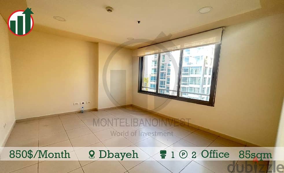 BRAND NEW OFFICE FOR RENT IN DBAYEH!! 1