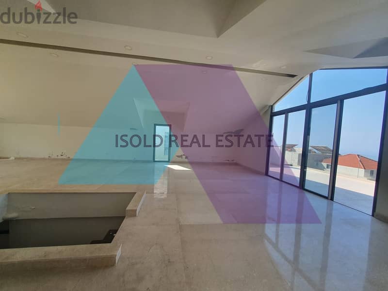 A 350m2 Duplex Apartment+Terrace+PanoramicSeaView for sale in Kfarhbab 2