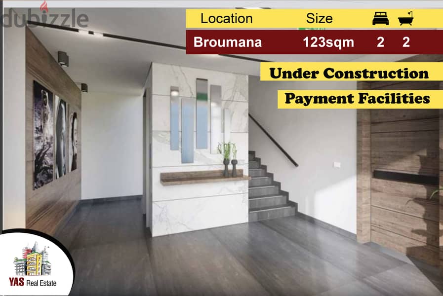 Broumana 123m2 | Under Construction | Calm Area | Dead End Street | AM 0